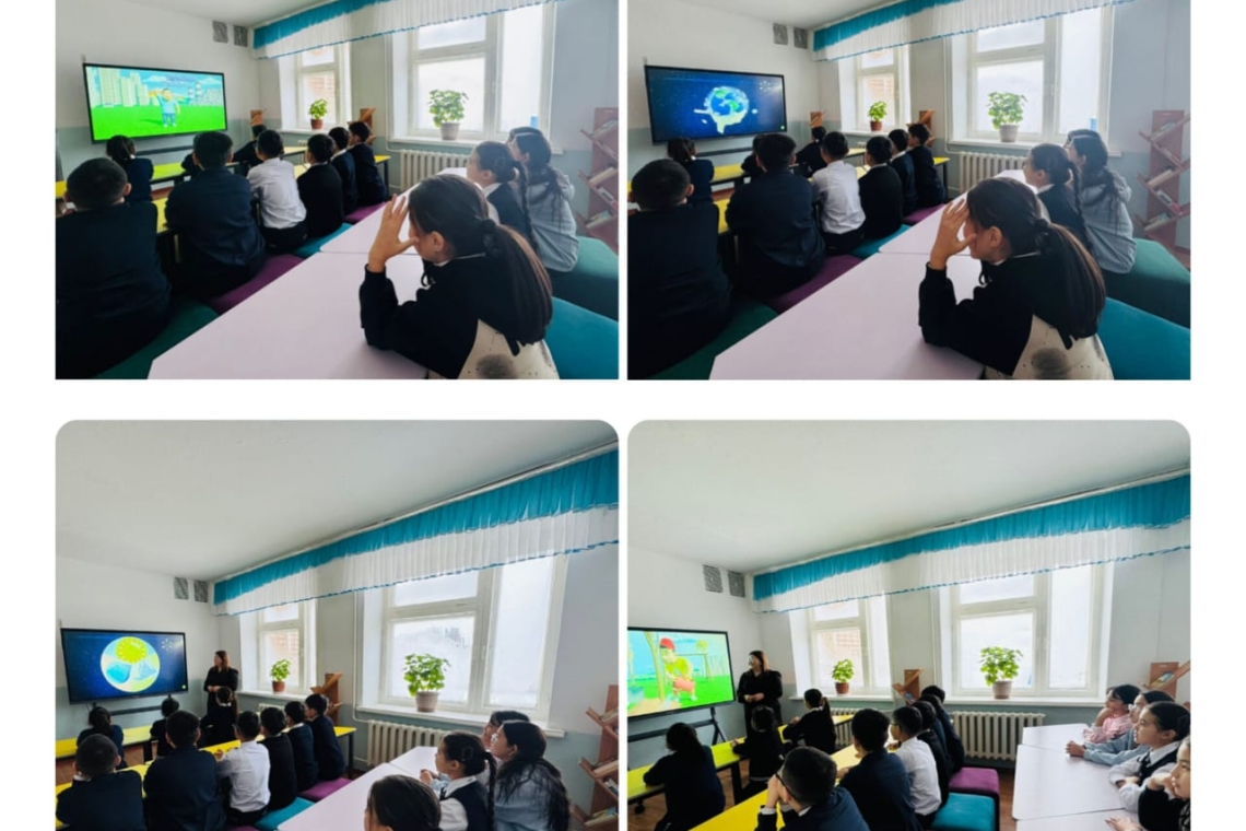 Бүгін, мектебіміздің 4-сынып оқушылары үшін табиғатты қорғау, қоршаған ортаға қамқорлық жасау, экологиялық тазалықты сақтау әдеттерін қалыптастыру мақсатында "Экологиялық квест" ойыны ұйымдастырылып, бейне роликтер көрсетілді.